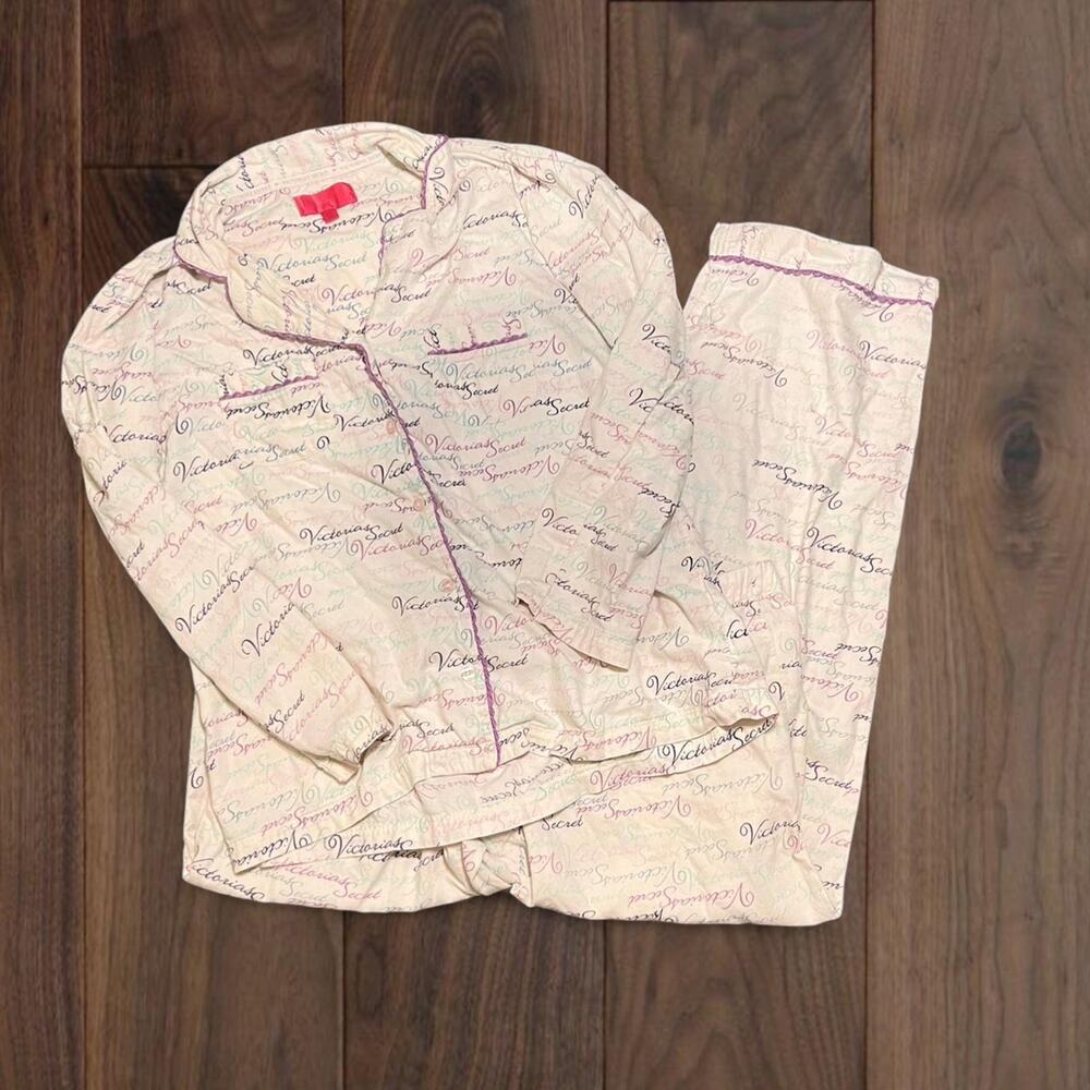 Y2k multicolor victorias secret pijama set